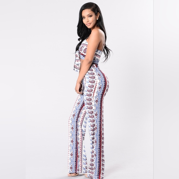 Fashion nova slit jumpsuit - Picture 5 of 12